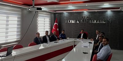 Akyaka’da “Okul Güvenlik Toplantısı” Gerçekleştirildi