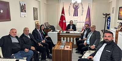 CHP Kars İl Teşkilatından Esnaf Odalar Birliği’ne Ziyaret