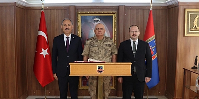 Elma ve Güvenç'ten Tuğgeneral Coşkun’a Hayırlı Olsun Ziyareti