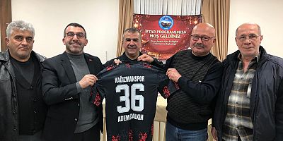 Kağızman Spor Kulübü’nden Milletvekili Çalkın’a Anlamlı Hediye