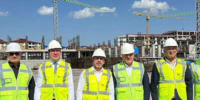 Kars 500 Yataklı Devlet Hastanesinde Kaba İnşaatın Yüzde 65’i Tamamlandı