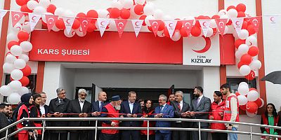 Kars Kızılay Şube Başkanlığı yeni hizmet binasının açılışı gerçekleştirildi
