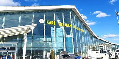 Kars'ta 50 bin 742 yolcuya hizmet verilirken, 312 uçak seferi gerçekleştirildi