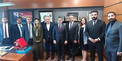 Sağlık-Sen Heyetinden Kars Milletvekili Adem Çalkın’a Ziyaret