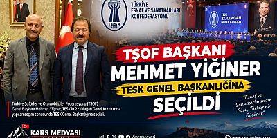 TŞOF Başkanı Mehmet Yiğiner, TESK Genel Başkanlığına Seçildi