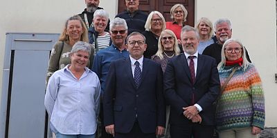 Vali Polat, Norveç Büyükelçisi Andreas Gaarder'i Makamında Ağırladı