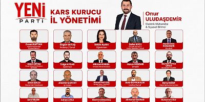 Yeni Parti Kars’ta Kurucu Kadrolarını Oluşturdu
