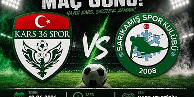 Kars 36 Spor ile Sarıkamış Spor, yükselme maçında karşı karşıya geliyor