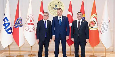 Milletvekili Çalkın'dan İçişleri Bakanı Çiftçi'ye Ziyaret